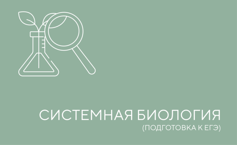 Подготовка к ЕГЭ. Системная биология