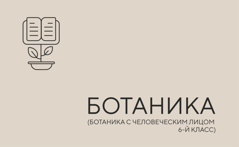 Ботаника с человеческим лицом. 6-й класс