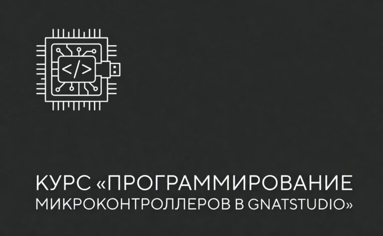 Курс «Программирование микроконтроллеров в GNATSTUDIO»