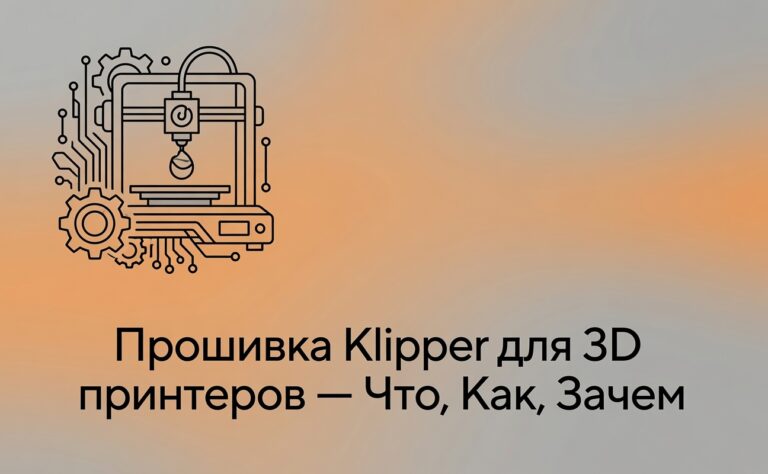 Прошивка Klipper для 3D принтеров- Что, Как, Зачем