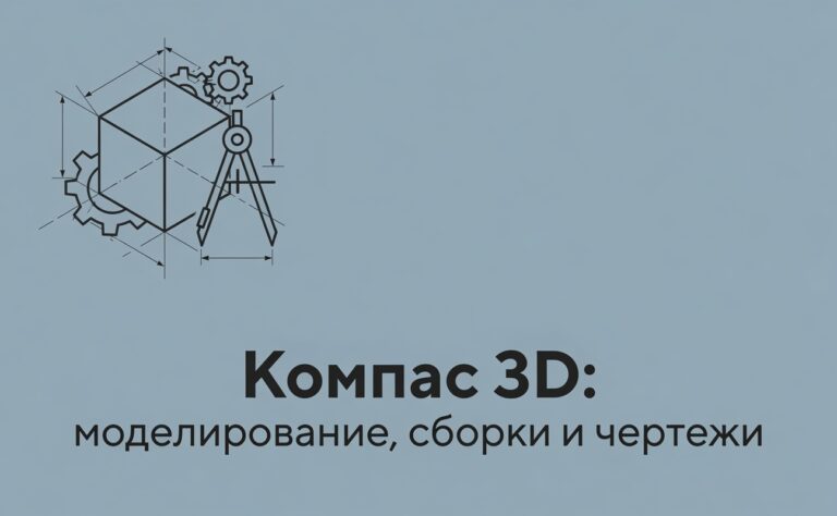 Компас 3D: моделирование, сборки и чертежи